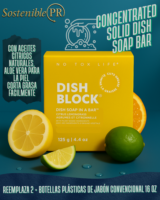 Barra de Jabón para Fregar - Dish Soap Bar -Citrus Lemongrass (4.4oz)