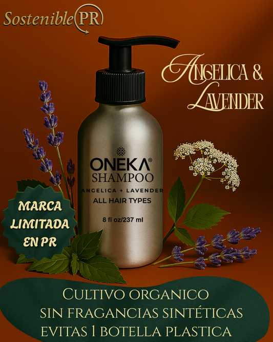 Oneka Angelica & Lavender Shampoo (8oz Recycable Bottle)