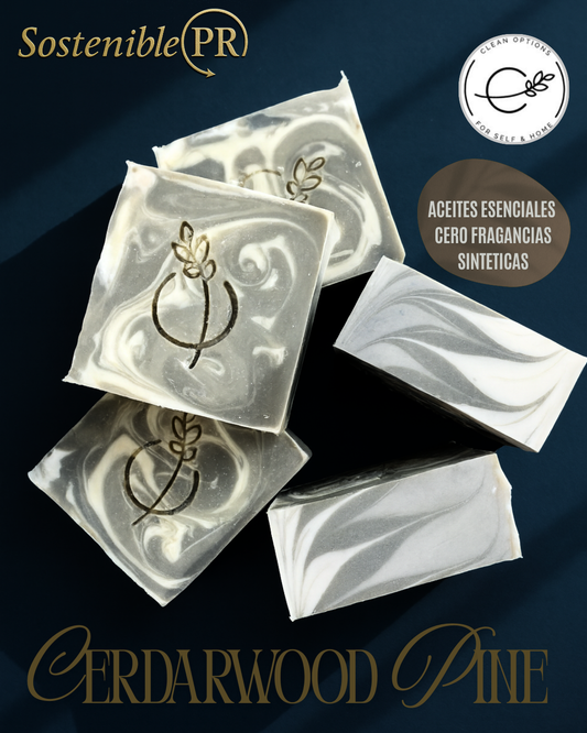 Jabón en Barra -Cedarwood Pine  – Cedro y Pino/Cosh (4.5/5oz)