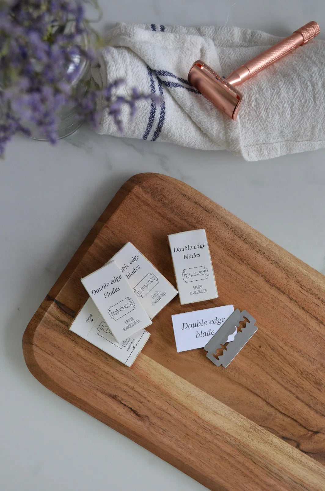 2 Paquetes de Repuestos para Navajas Safety Razor (20)